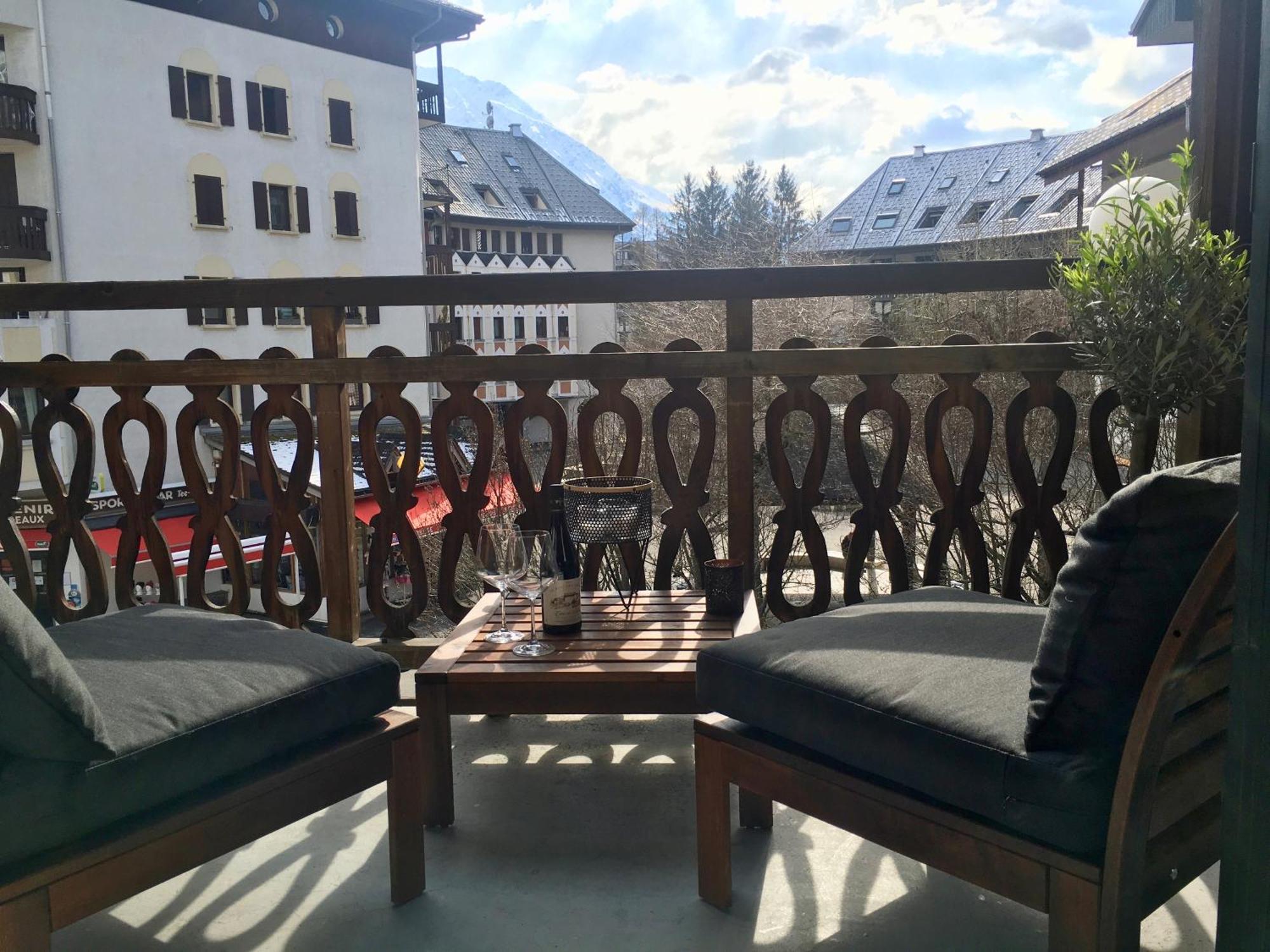 Chamonix Sud Studio With Mont Blanc Views 외부 사진
